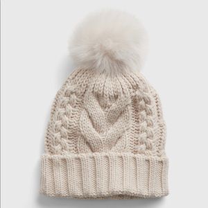 Gap Women Knit Pompom Beanie